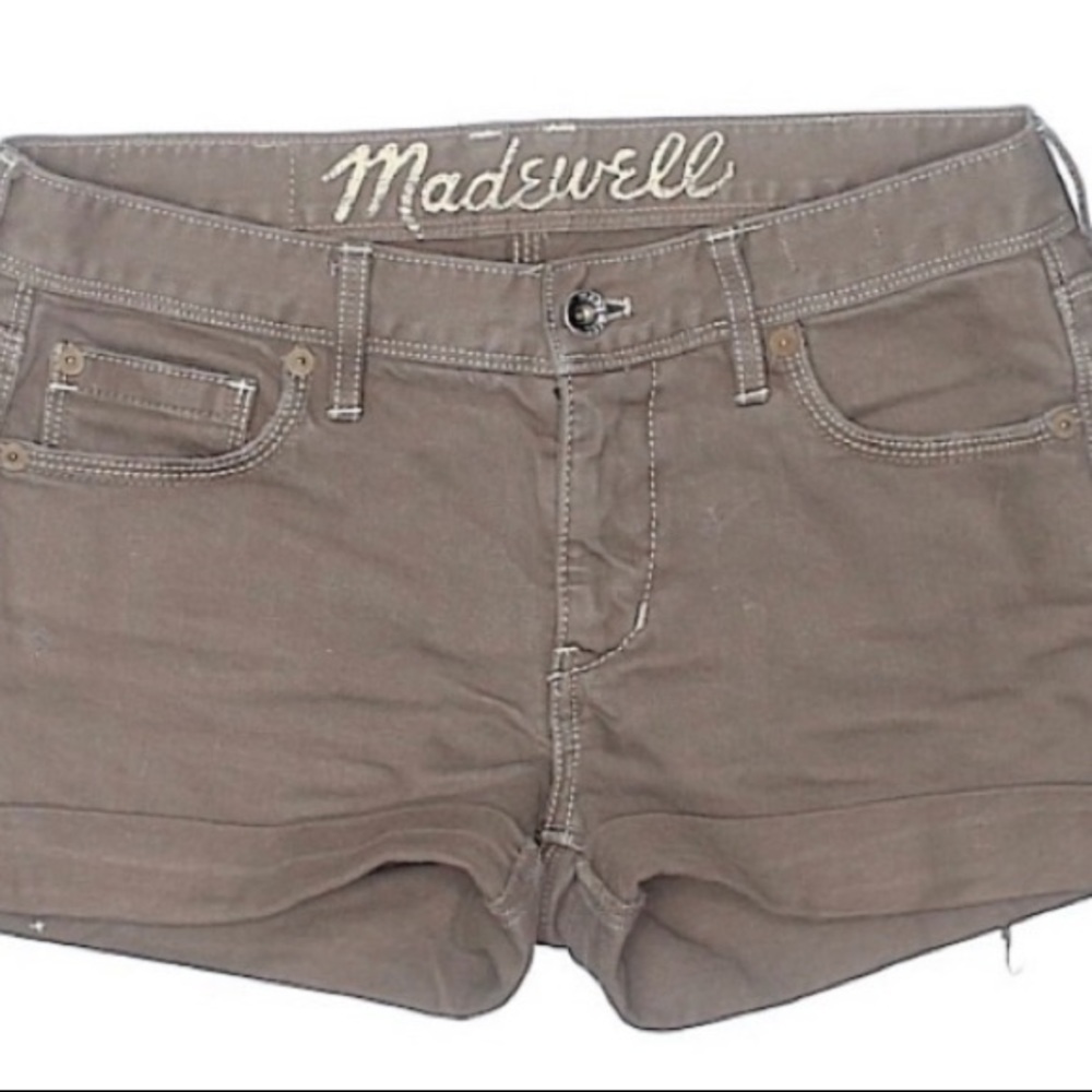 Madewell 26” Tan Demin Shorts NWT Retails $89